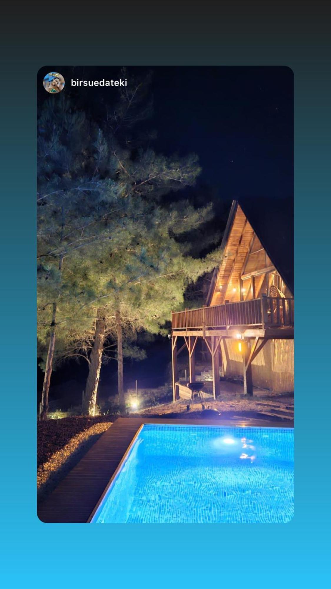 Panurlawoodenhouse Oezel Havuz& Sauna Mavi Екстер'єр фото